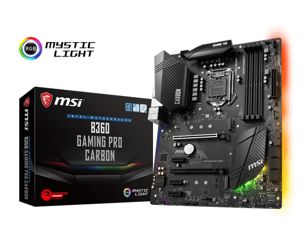 Mainboard MSI MSI MSI B360 GAMING PRO CARBON Socket 1151v2 _1118KT